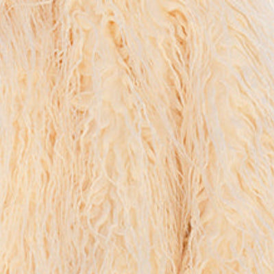 Gladys Fur Coat in Cream