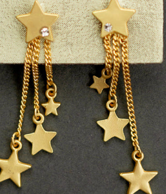 Cosmo Stud Set in Matte Gold