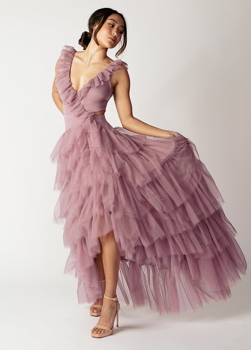 Adrienne Impact Dress in Orchid
