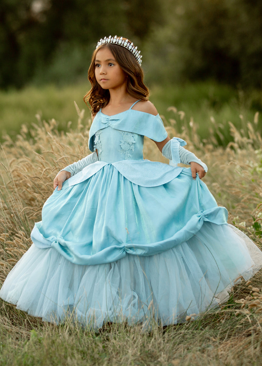 Princess Costume Set in Dusty Blue