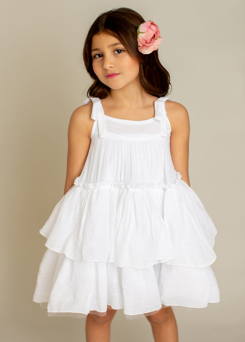 Banyu Dress in White