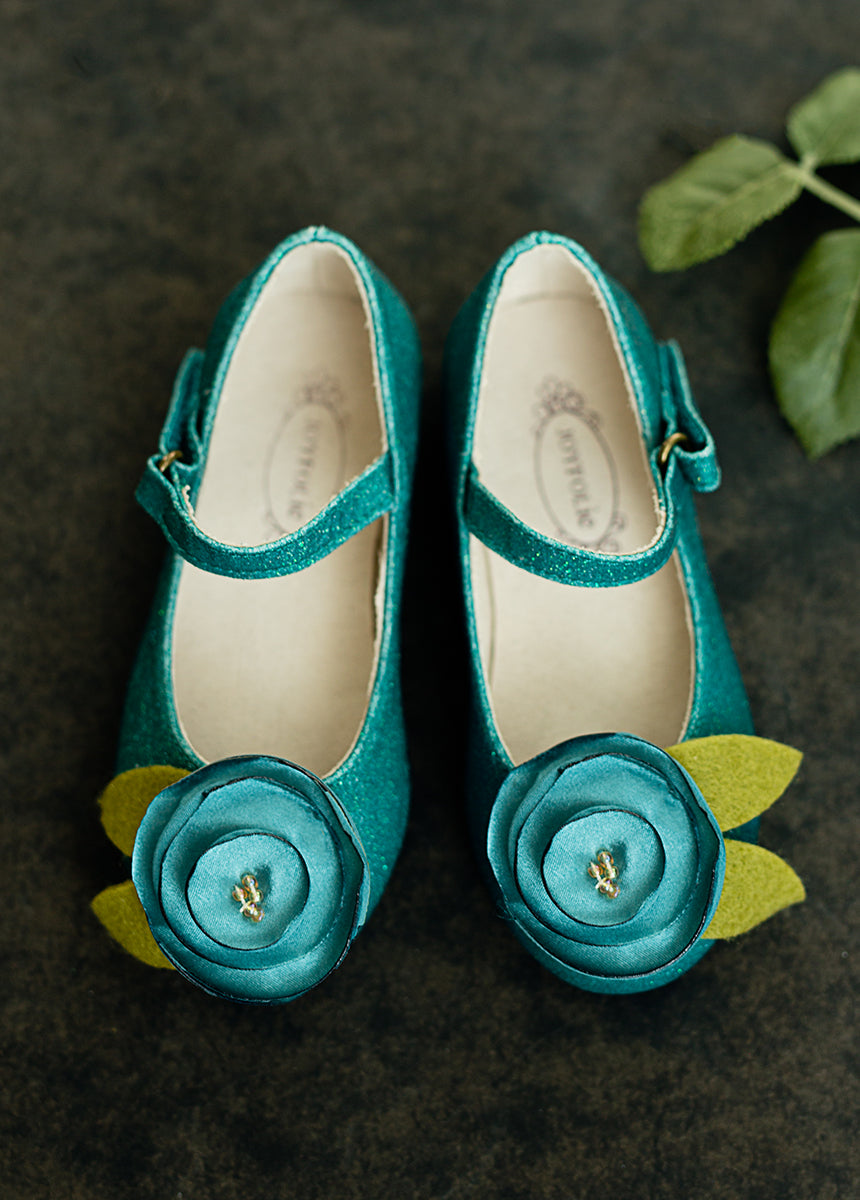 Charlotte Flat in Teal