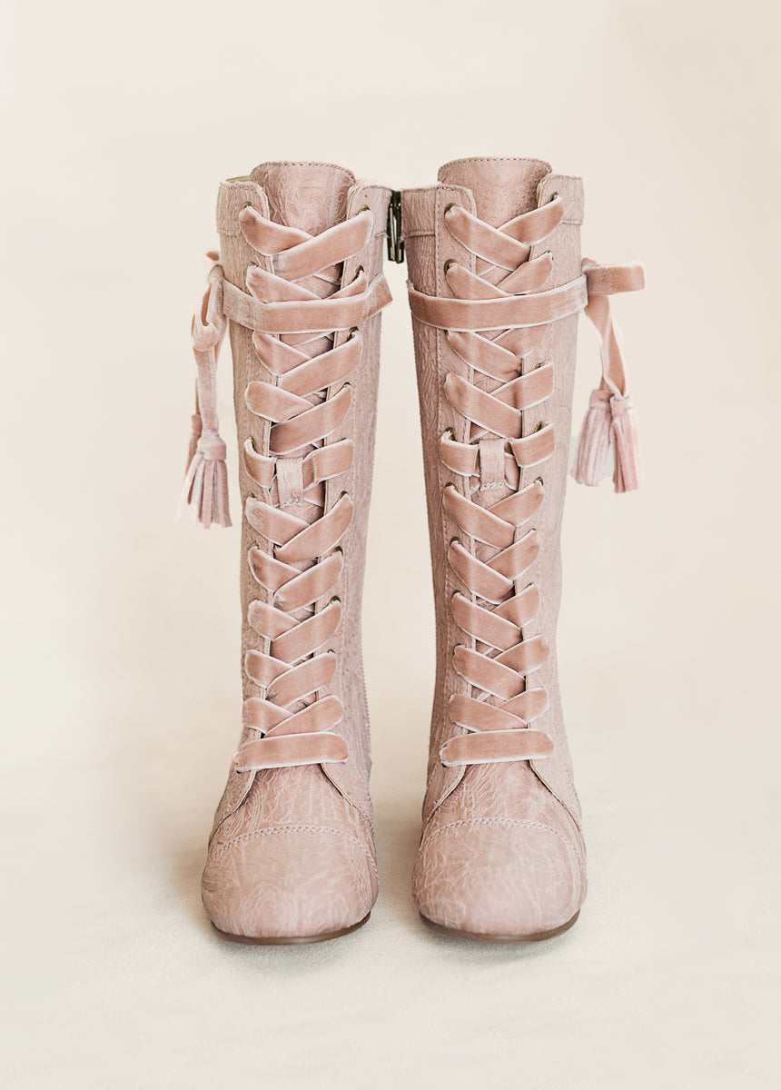 Marija Tall Boot in Dusty Lilac