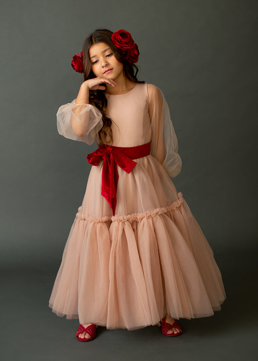 Tianna Dress in Blush