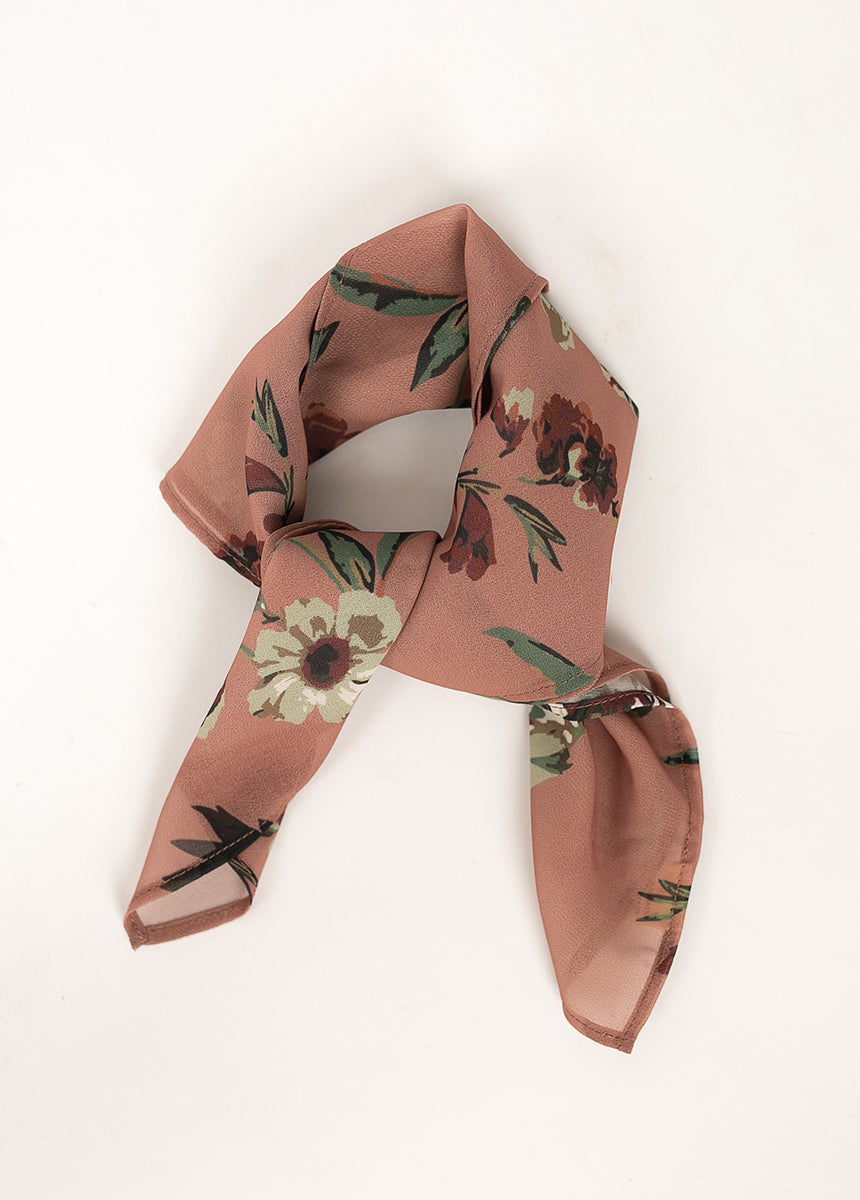 Addison Scarf in Pink Floral