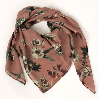 Chels Scarf in Pink Floral