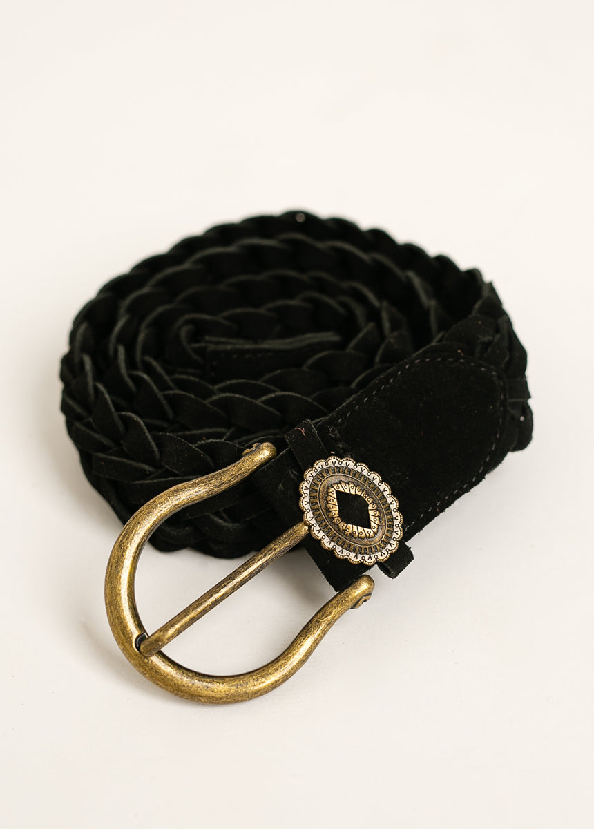 Winslow Leather Belt in Black