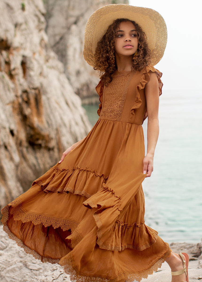 Cassia Dress in Marigold
