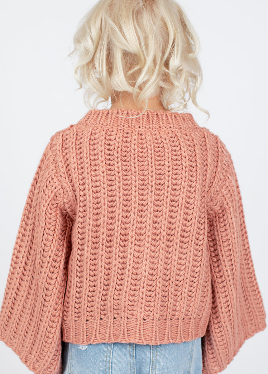 Emily Sweater in Ashe Rose