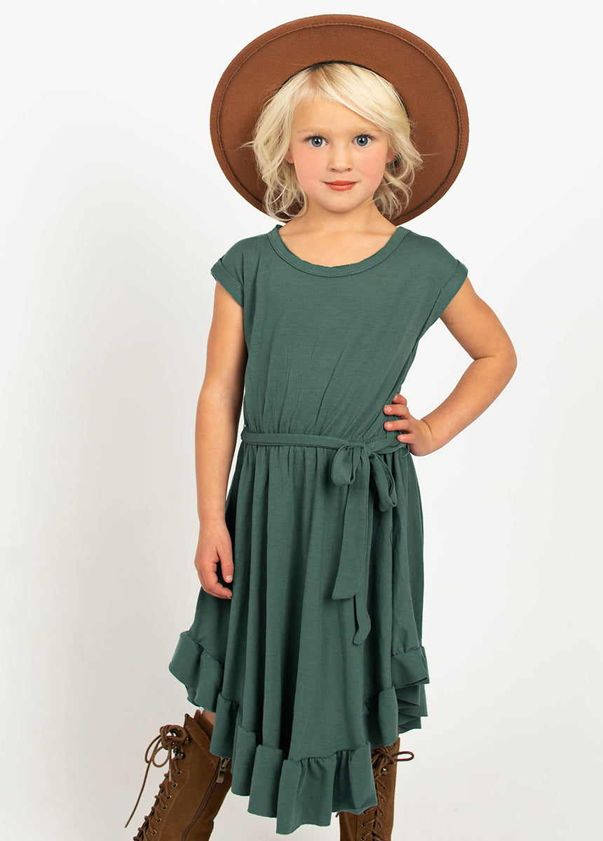Amoura Dress in Deep Teal