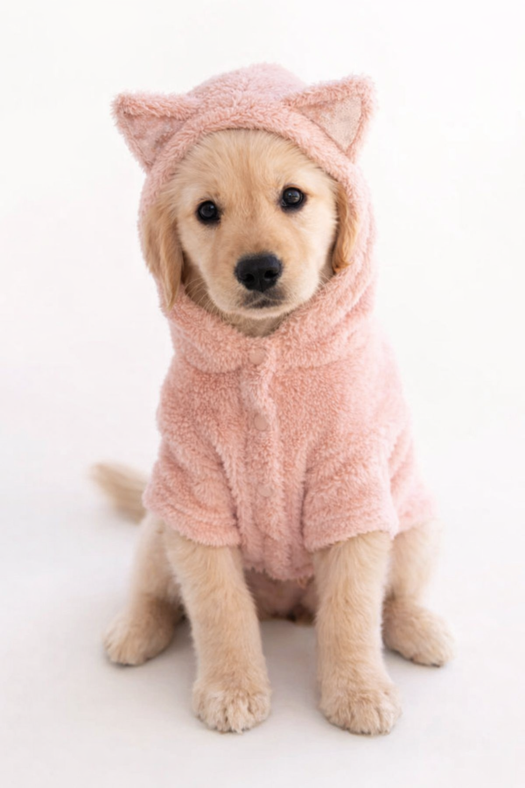 Meowza Pet Hoodie in Blush