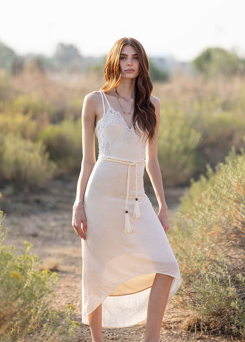 Aella Dress in Cream