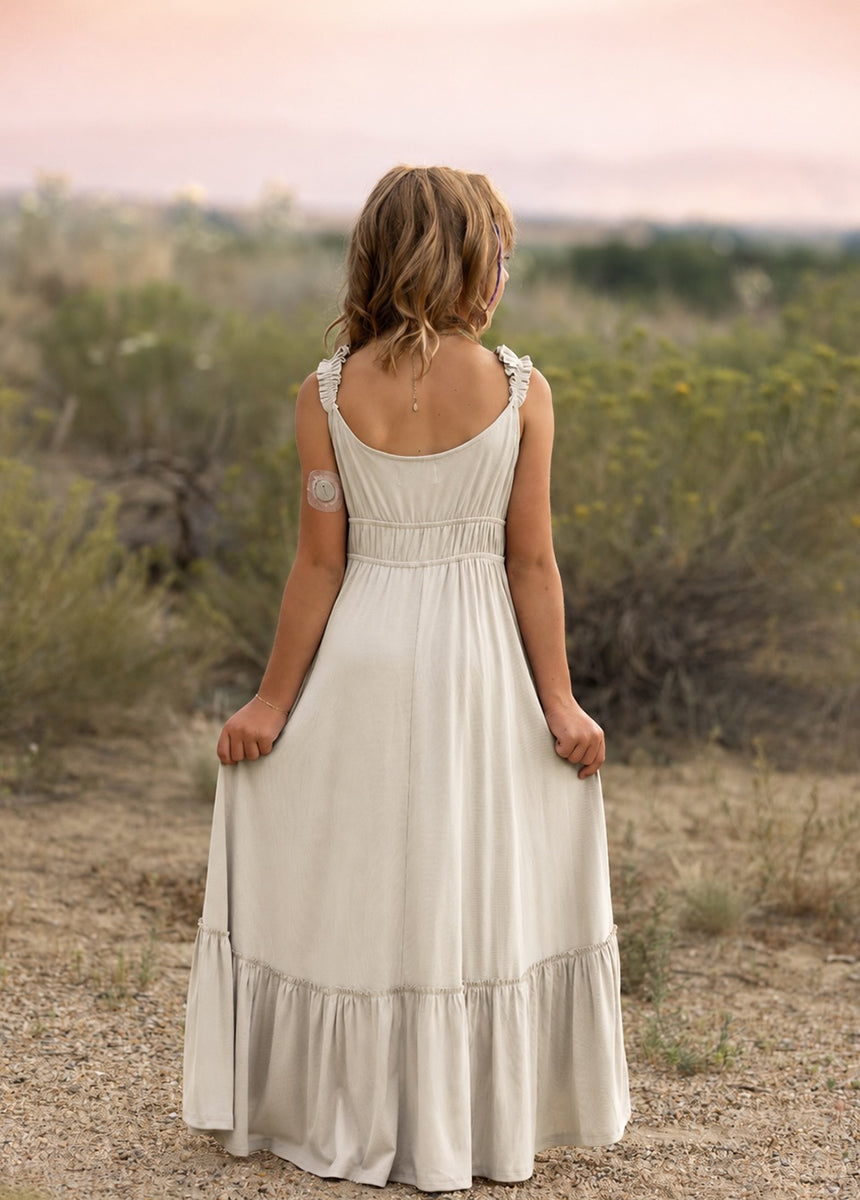 Alora Dress in Dove