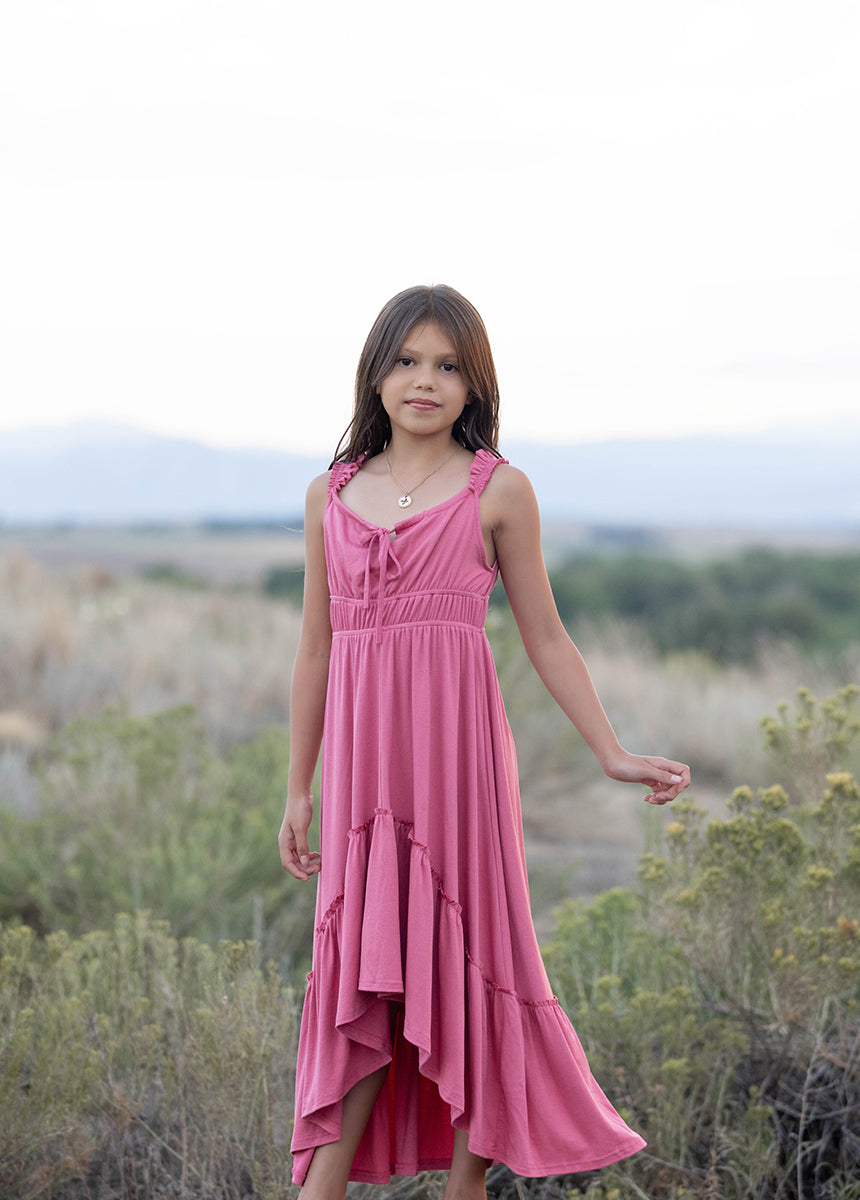 Alora Dress in Rose
