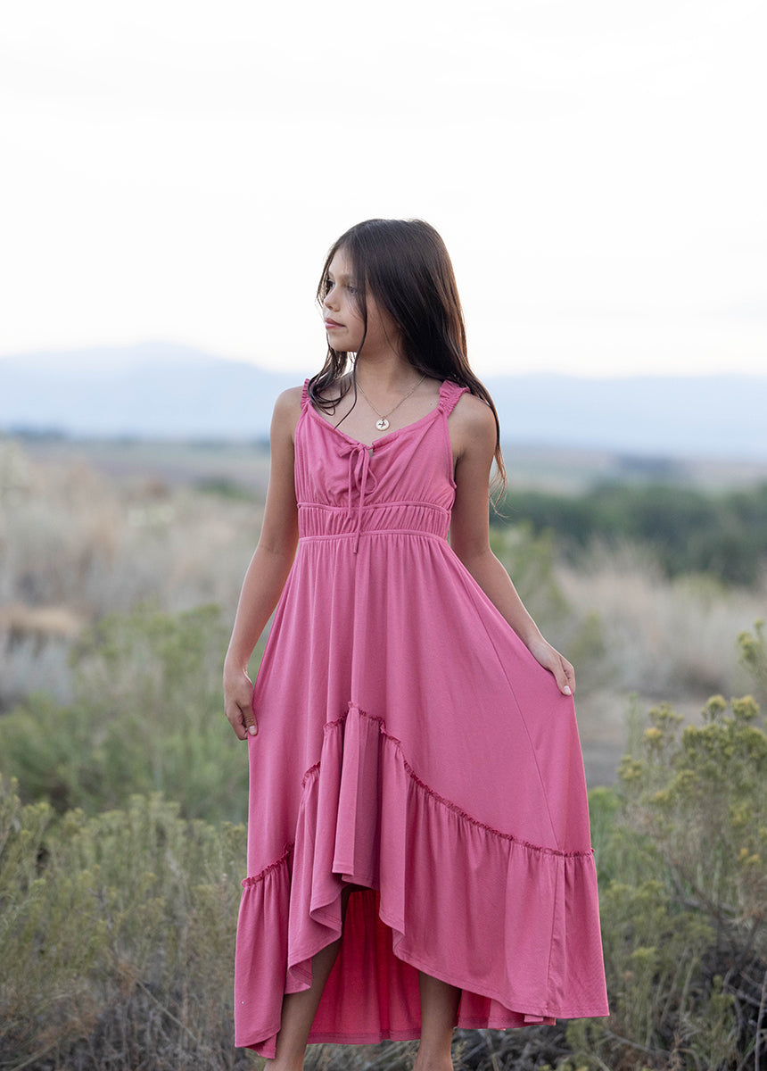 Alora Dress in Rose