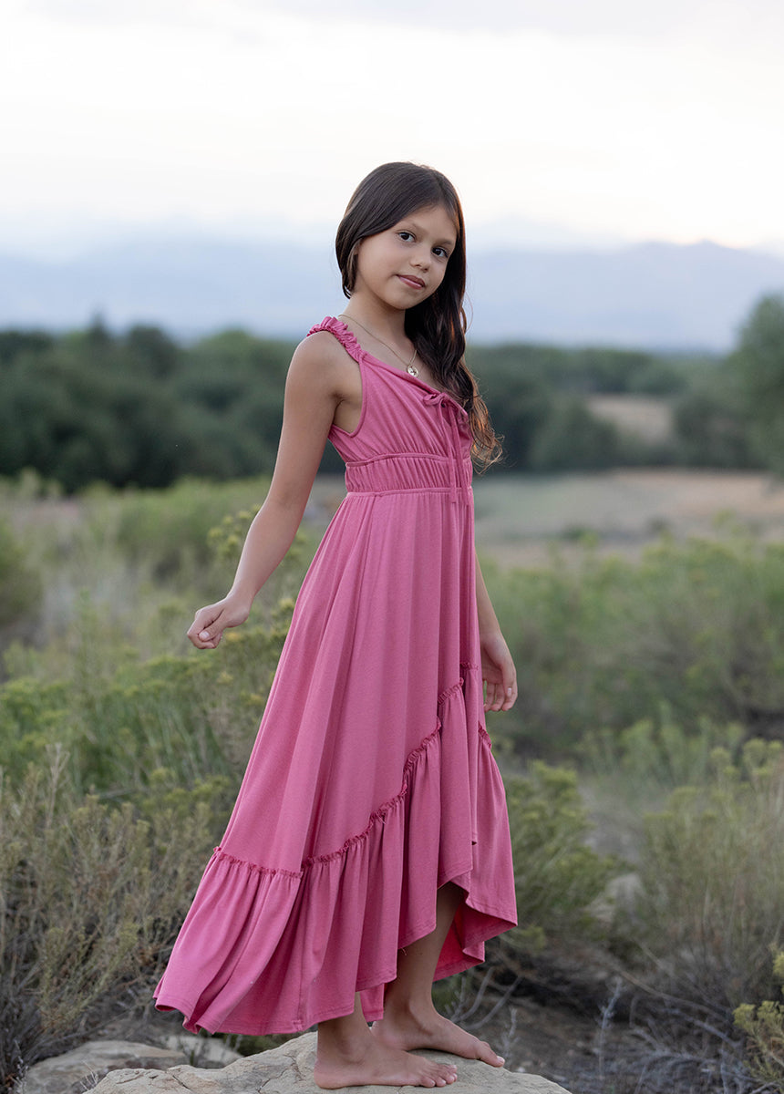Alora Dress in Rose