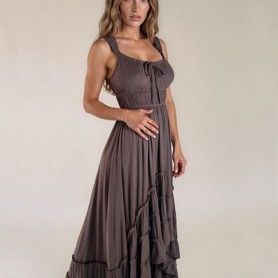 Alouette Dress in Charcoal