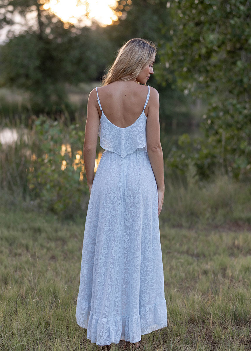 Amalee Dress in Ice Blue