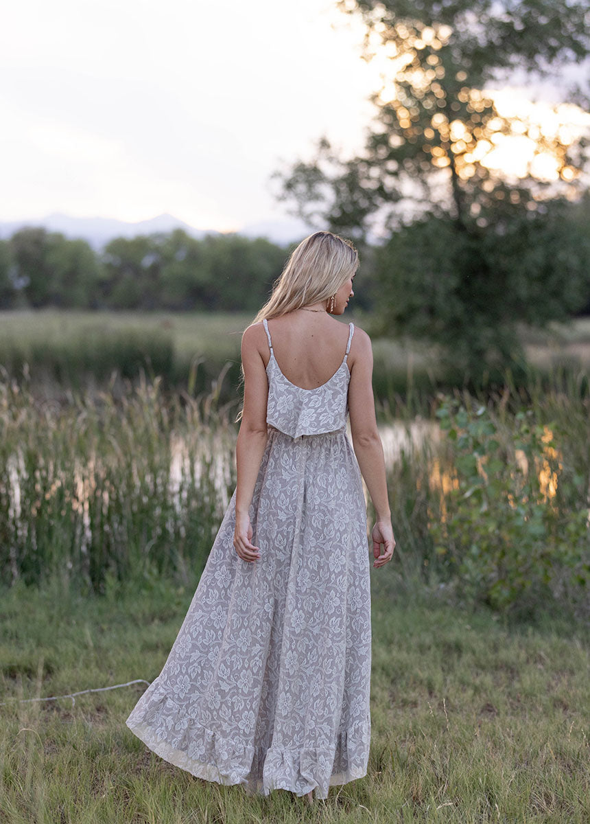 Amalee Dress in Oyster