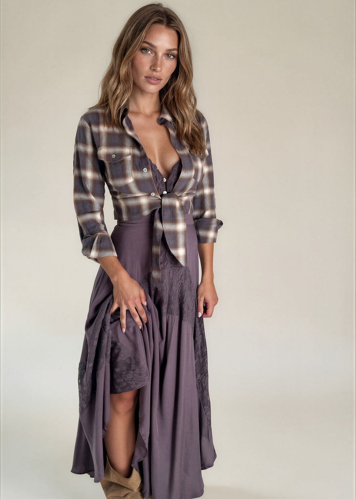 Eirini Dress in Slate