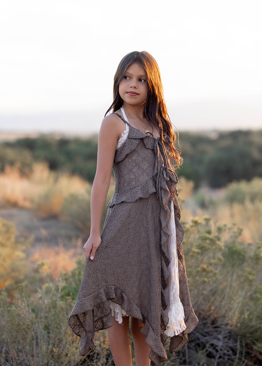 Celia Top in Taupe