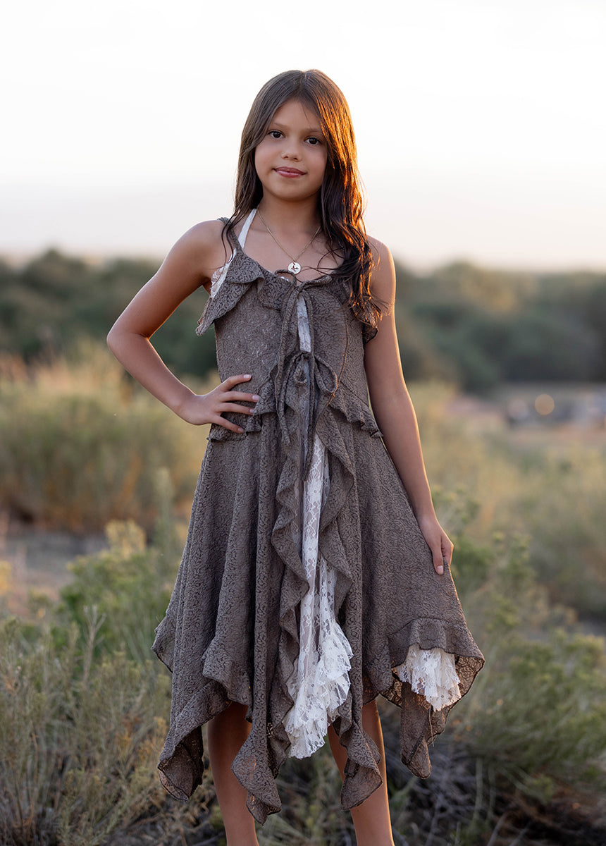 Celia Top in Taupe