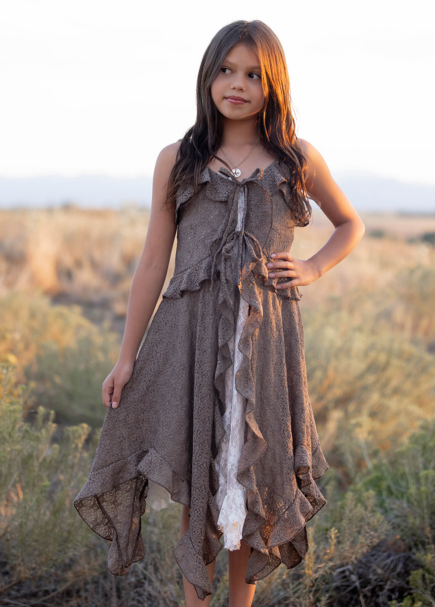 Celia Top in Taupe