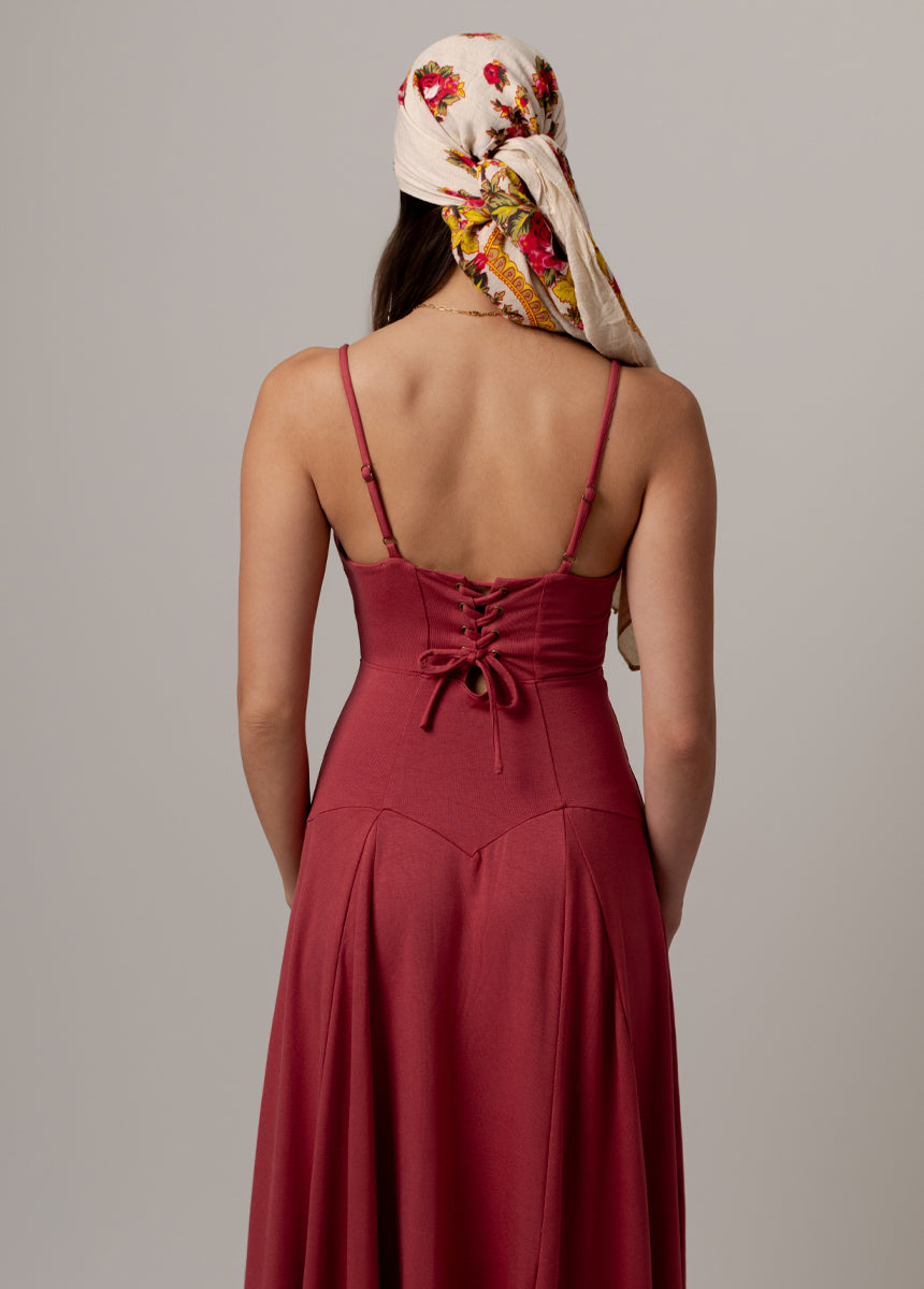 Circe Dress in Rose
