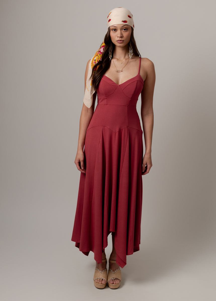 Circe Dress in Rose
