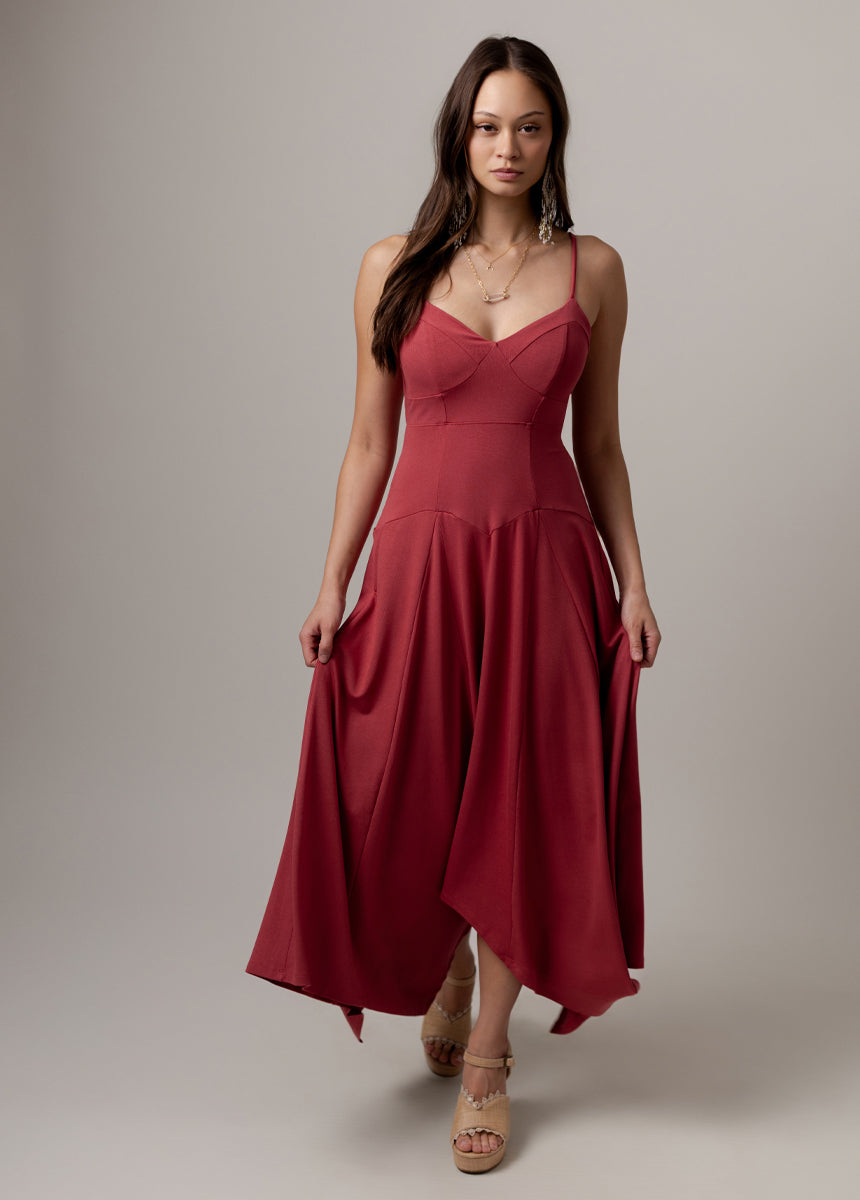 Circe Dress in Rose