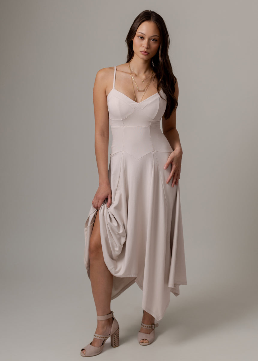 Circe Dress in Oat