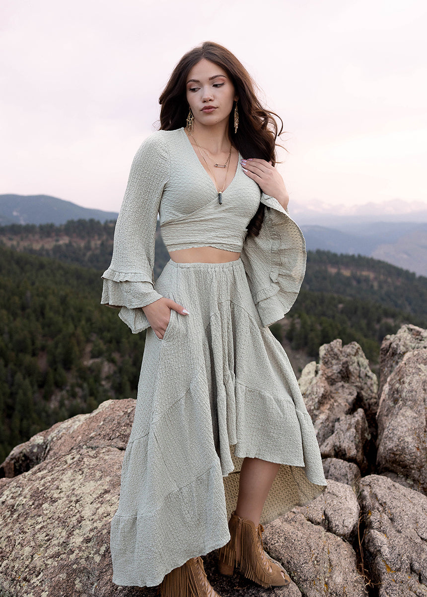 Claribel Set in Light Sage