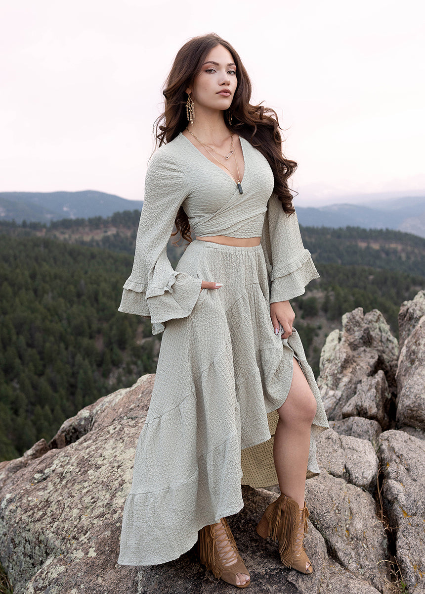 Claribel Set in Light Sage