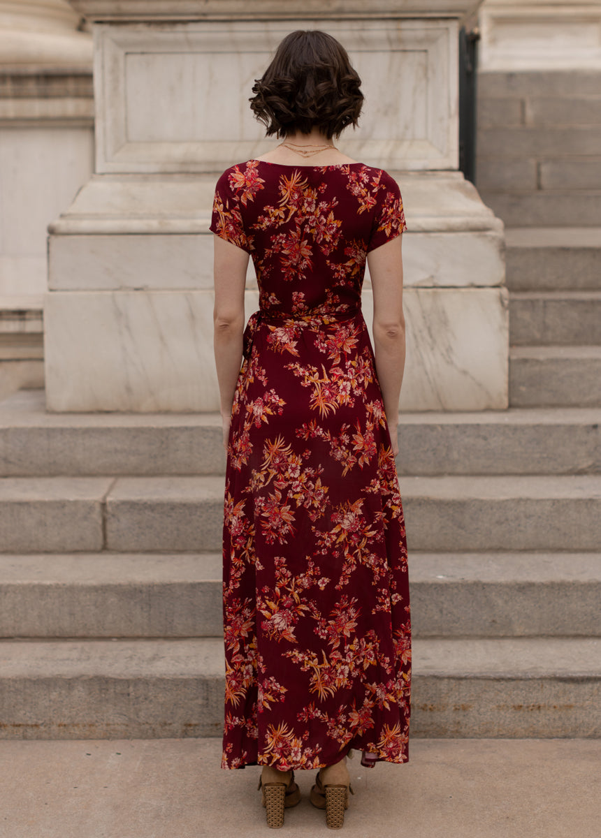 Colby Dress in Ruby Floral