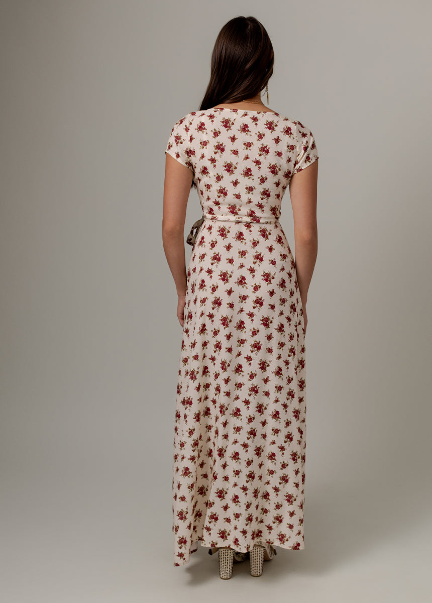 Colby Dress in Cream Floral