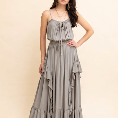Contessa Dress in Taupe