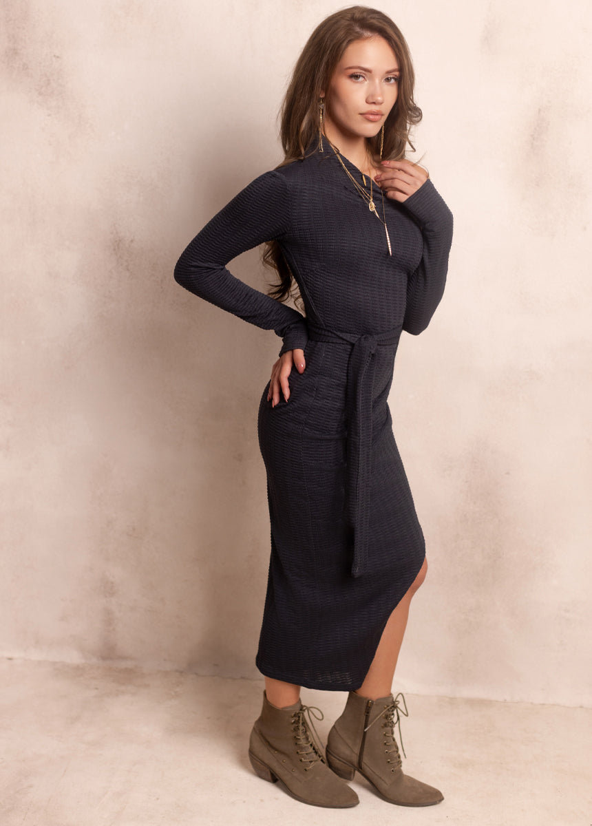 Dasha Dress in Dark Blue