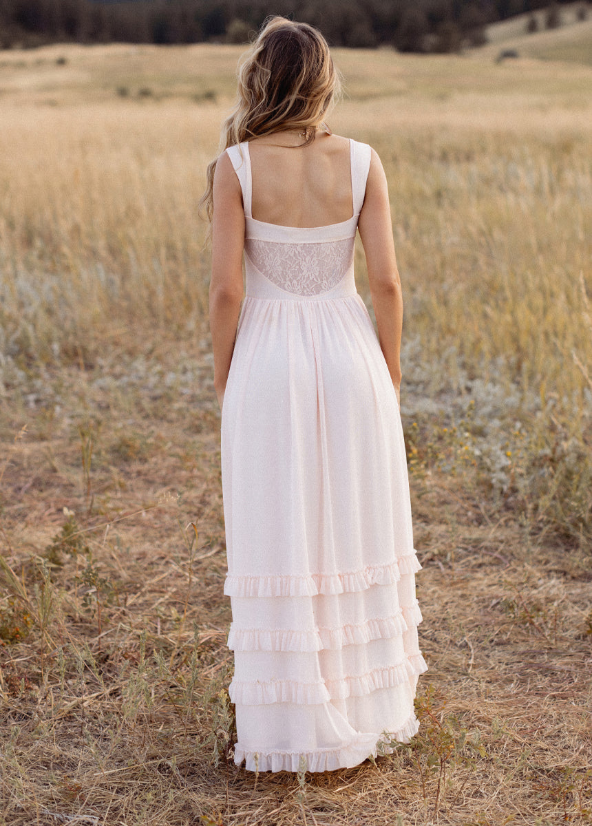 Elinda Dress in Shell