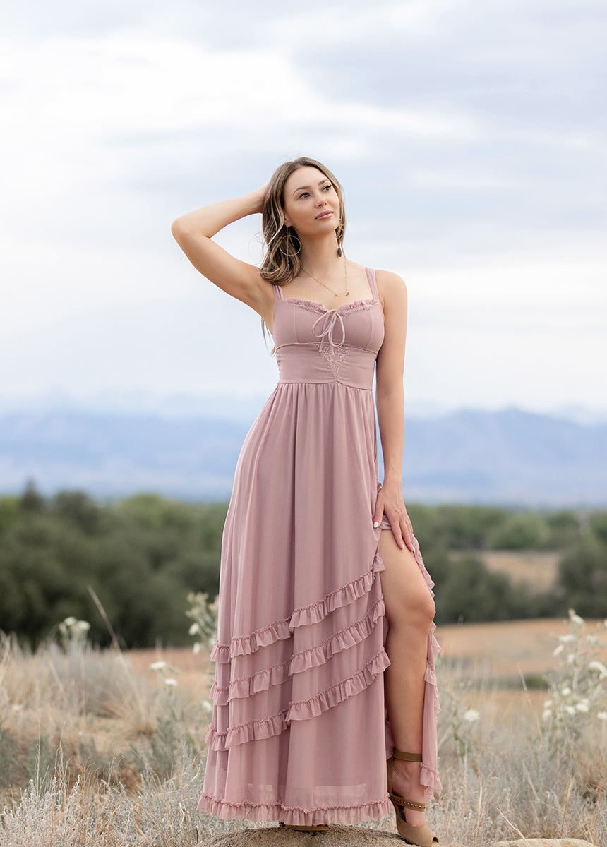 Elinda Dress in Lilac