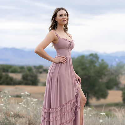 Elinda Dress in Lilac