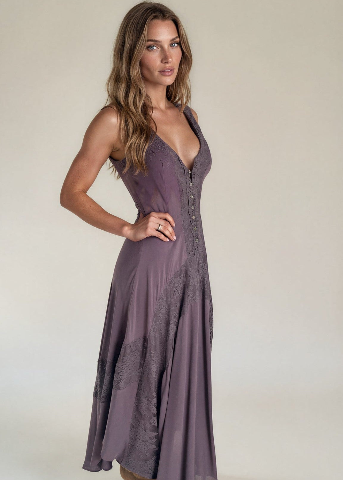 Eirini Dress in Slate