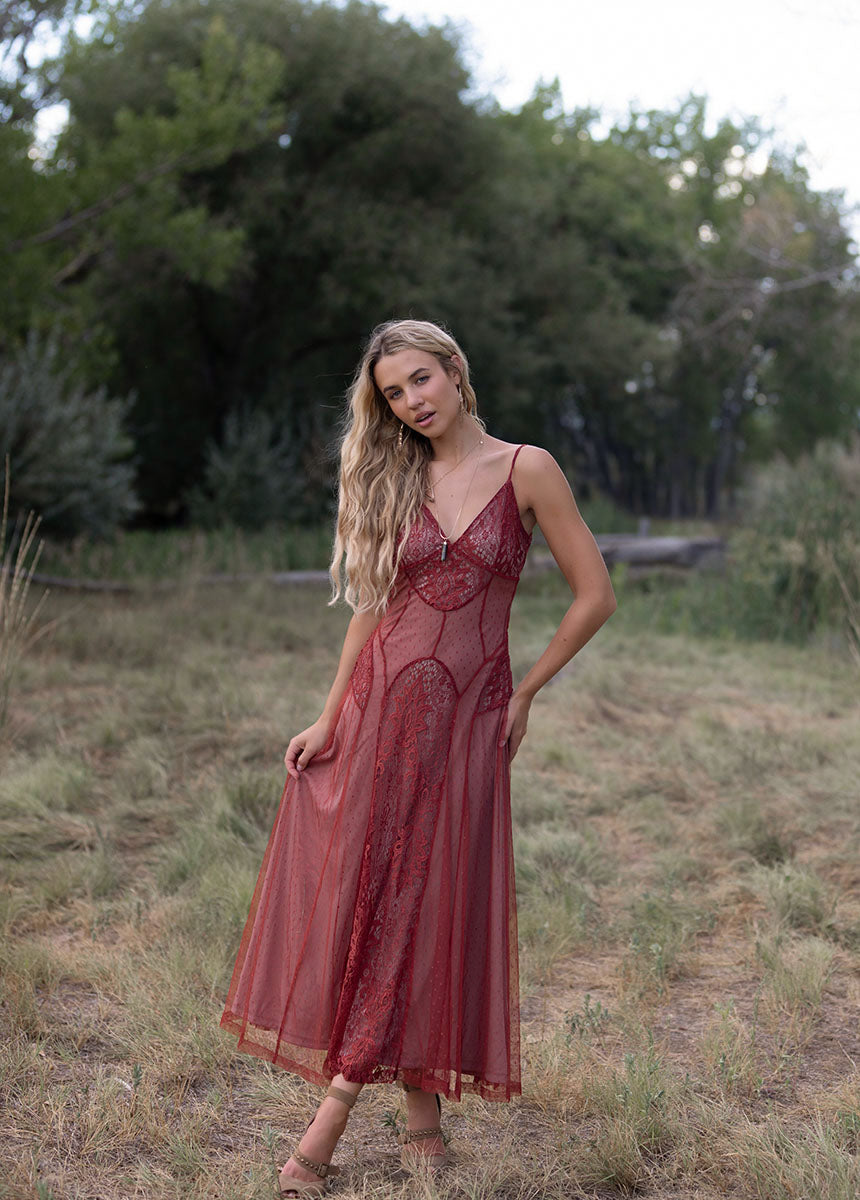 Fenny Dress in Mesa Rose