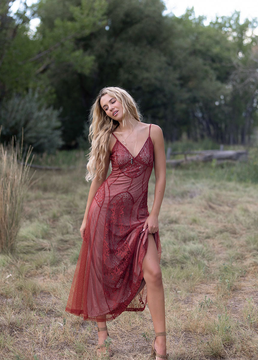 Fenny Dress in Mesa Rose