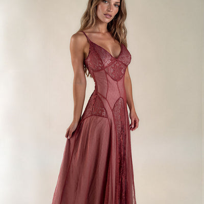 Fenny Dress in Mesa Rose