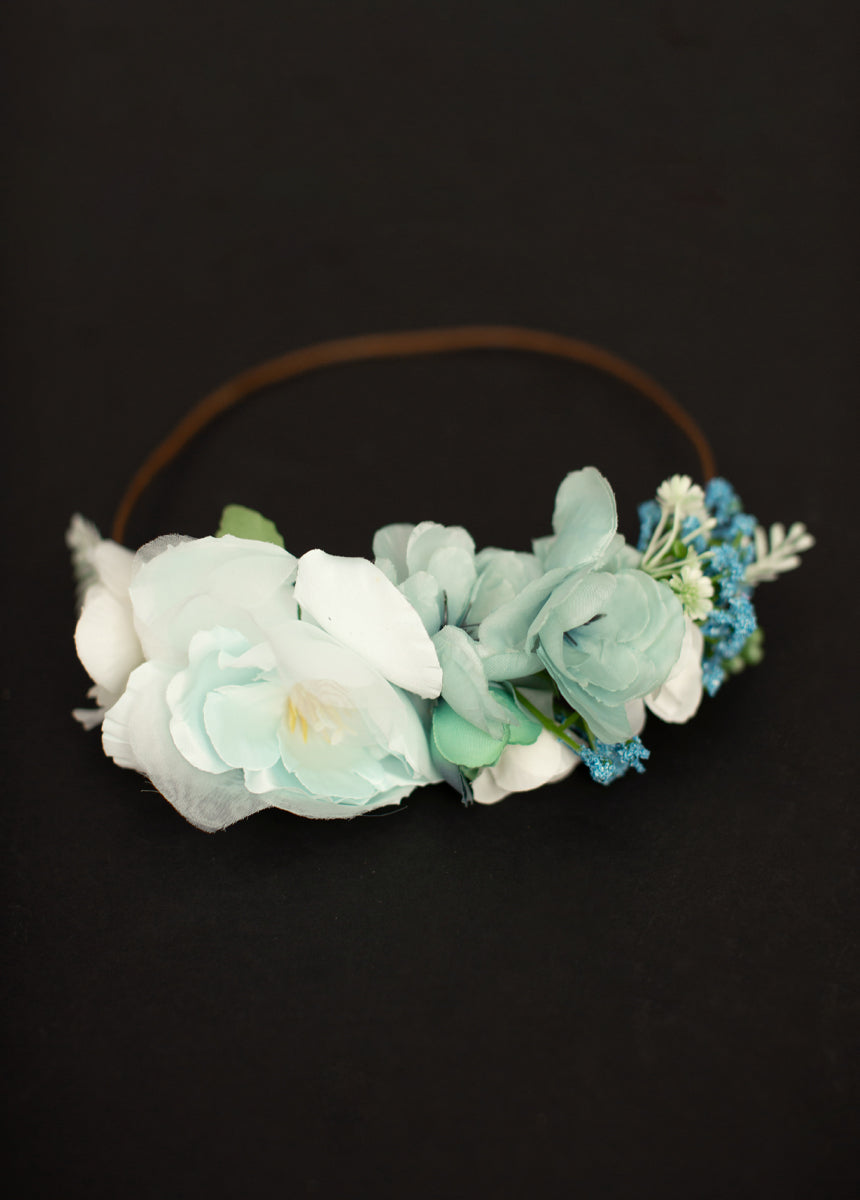 Flora Flower Crown in Blue