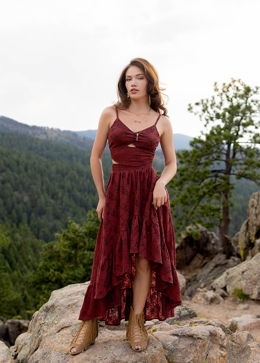 Franca Set in Mesa Rose