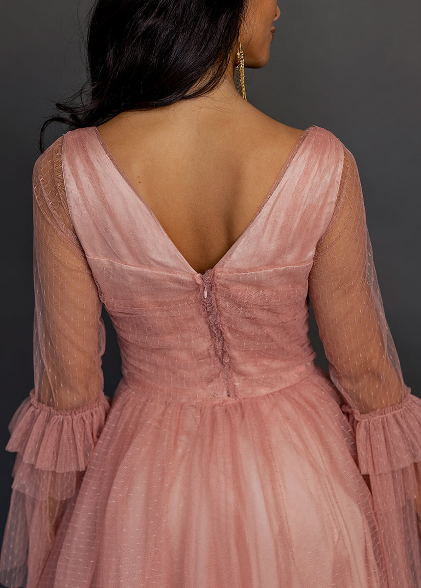 Haisley Impact Dress in Desert Shell - Joyfolie Haisley Impact Dress in Desert Shell - Joyfolie