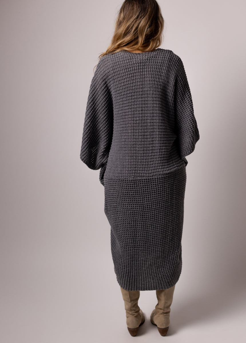 Hedda Sweater in Heather Gray