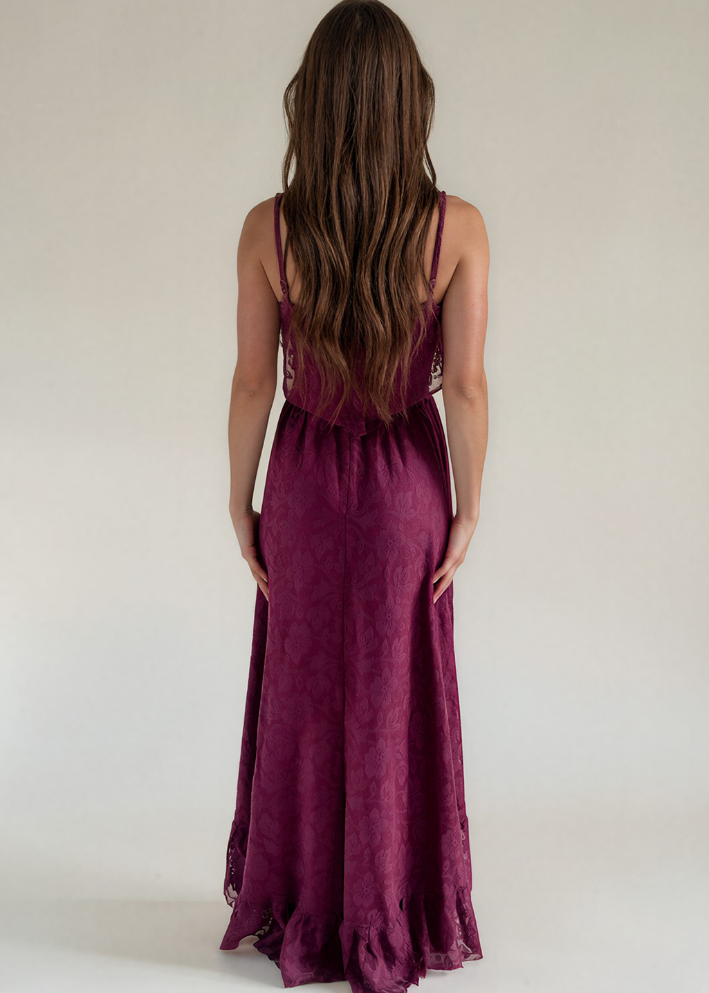 Amalee Dress in Burgundy