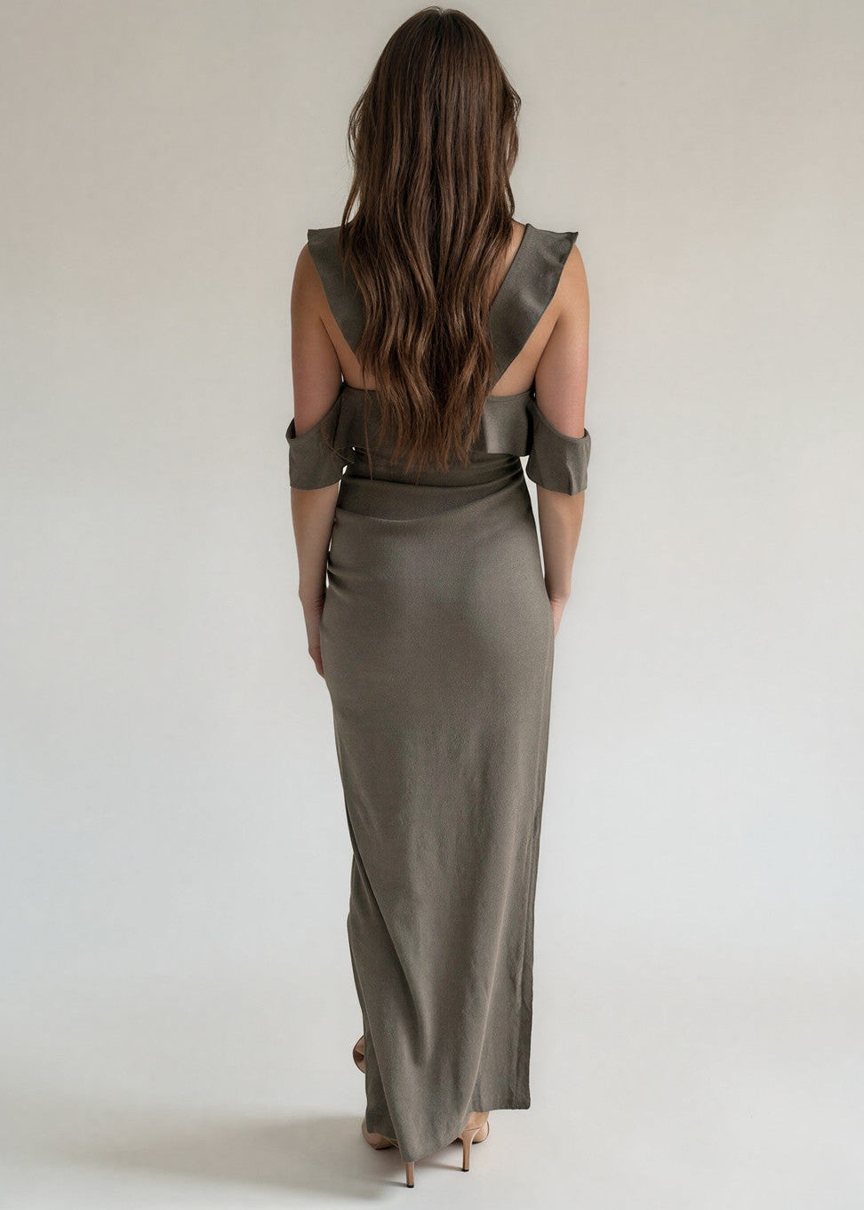 Rissa Dress in Dark Oregano